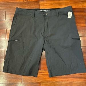 Zero poseur Men's Dark Cargo Shorts- 40 lightweight NWOT